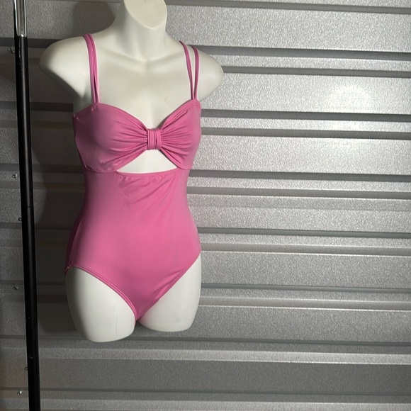 kate spade Other - Kate Spade Dive Right In Baby Pink Bathing Suit, Size Small
